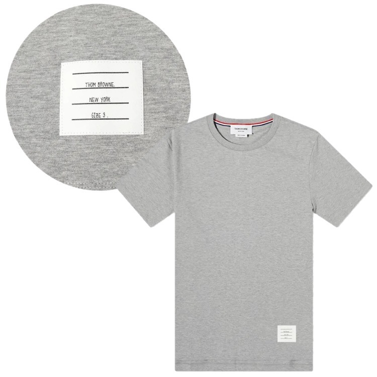 THOM BROWNE☆バックタブ 3LINE Tシャツ 2 GREY MENS