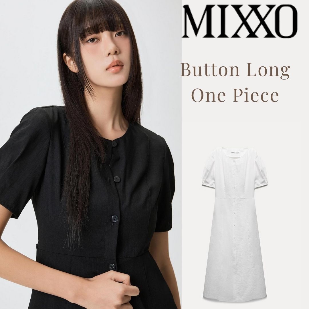 MIXXO[ミッソ] Button Long One Piece