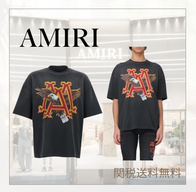 AMIRI ヴィンテージ MA イーグル オーバーサイズ Tシャツ