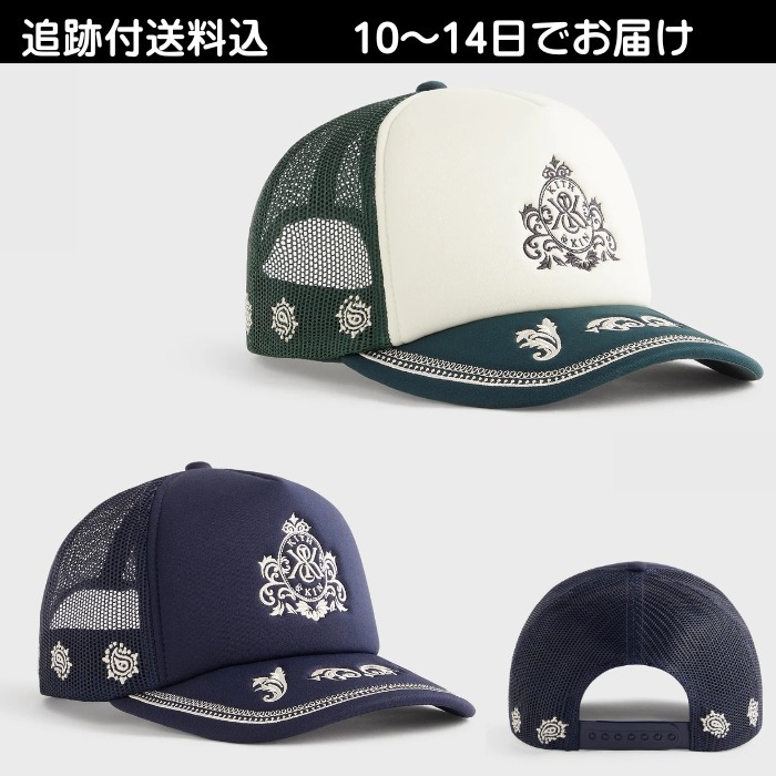 【KITH NYC】Embroidered Nolan Trucker Hat メッシュキャップ