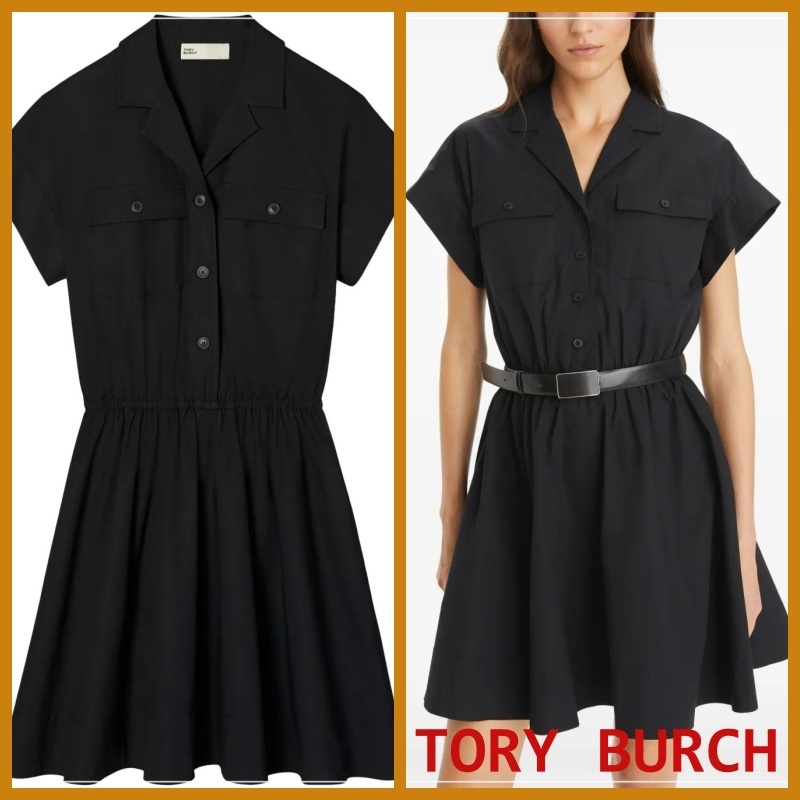 TORY BURCH ベルテッド シャツドレス在庫かぎり★関税/送料込