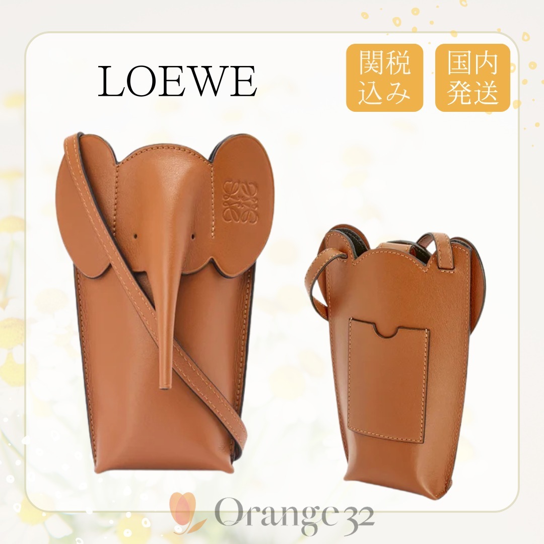 【LOEWE】ロエべ エレファント ポケット クラシック カーフ