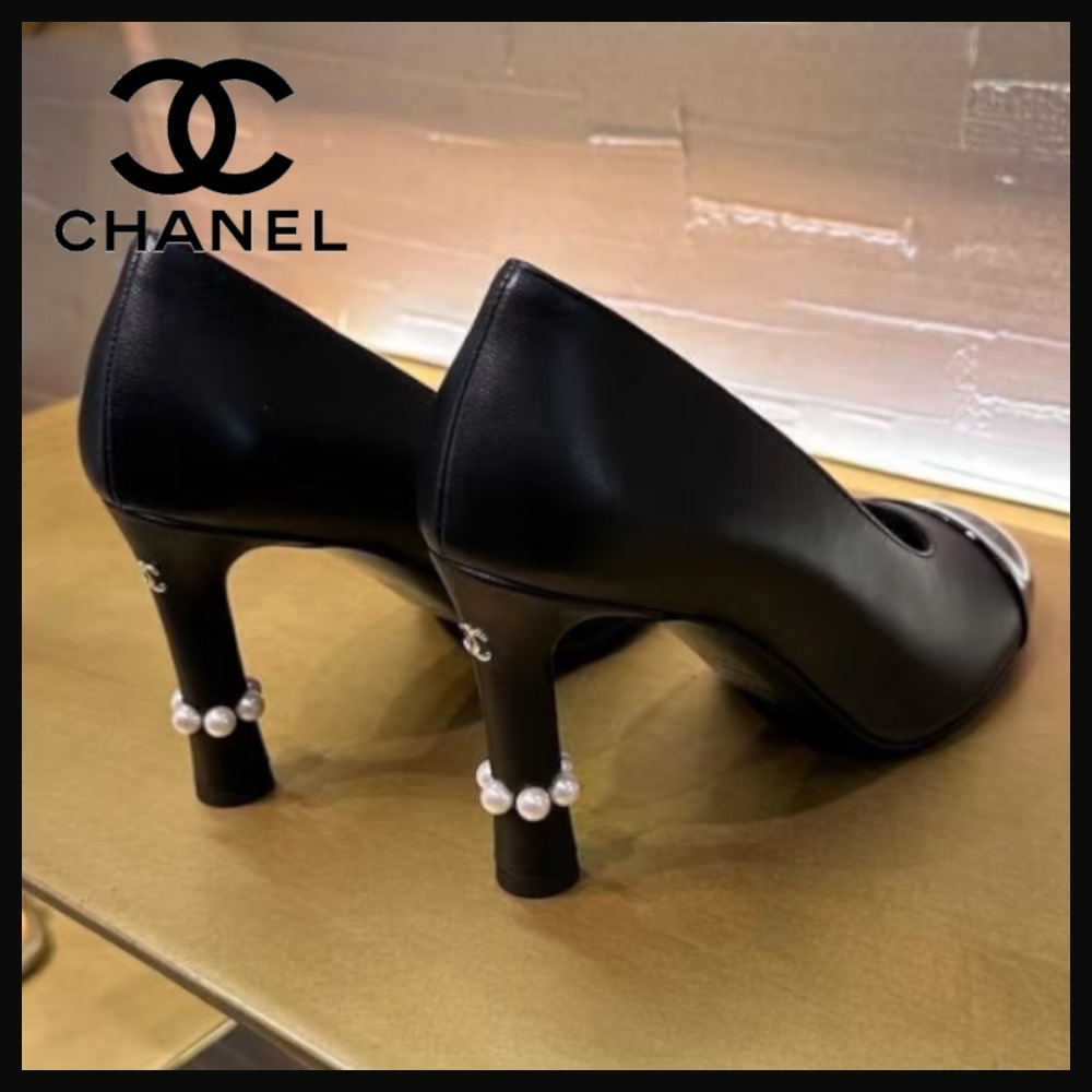 パールの輝き☆ CHANEL サンダル