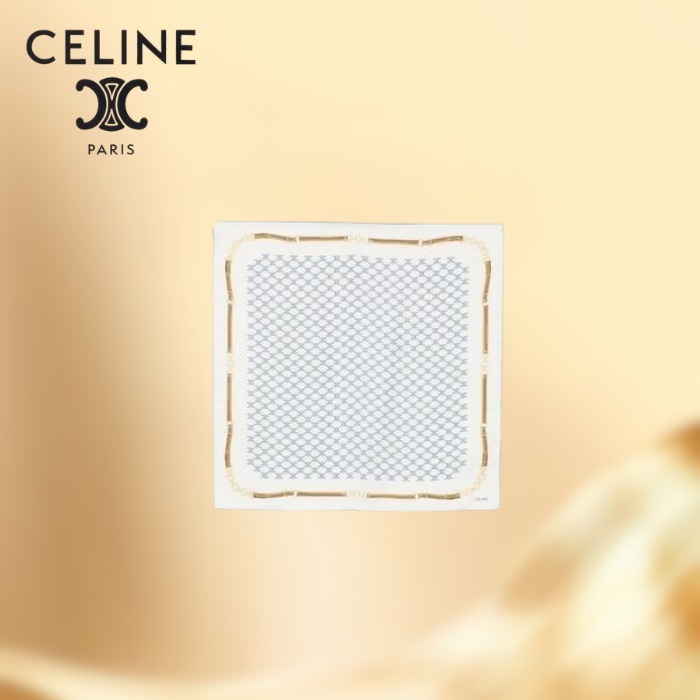 【CELINE】Foulard スカーフ シルク