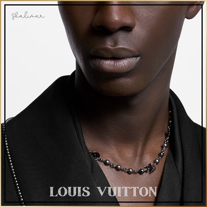 国内発送《Louis Vuitton》ネックレス LV パール