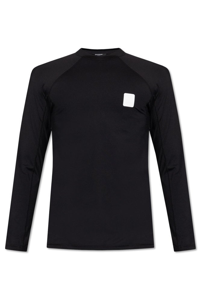 BALMAIN ロコハッチスイムTシャツ BWM0215600 001
