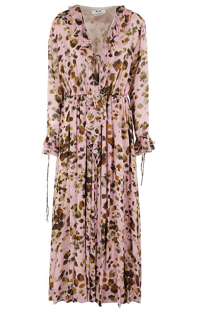 MSGM アフストラクト フリント Vネック ミティトレス 【関税込】