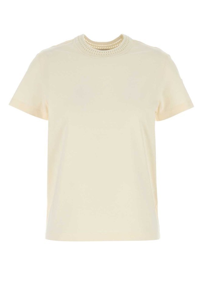 MONCLER クロシェ アクセント Tシャツ K10938C0004389ADC 034