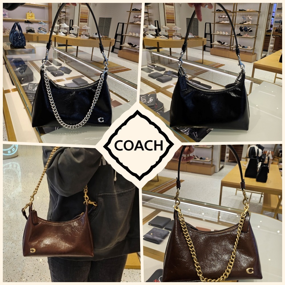 【COACH】 ジュリエット25 チェーンショルダーバッグ