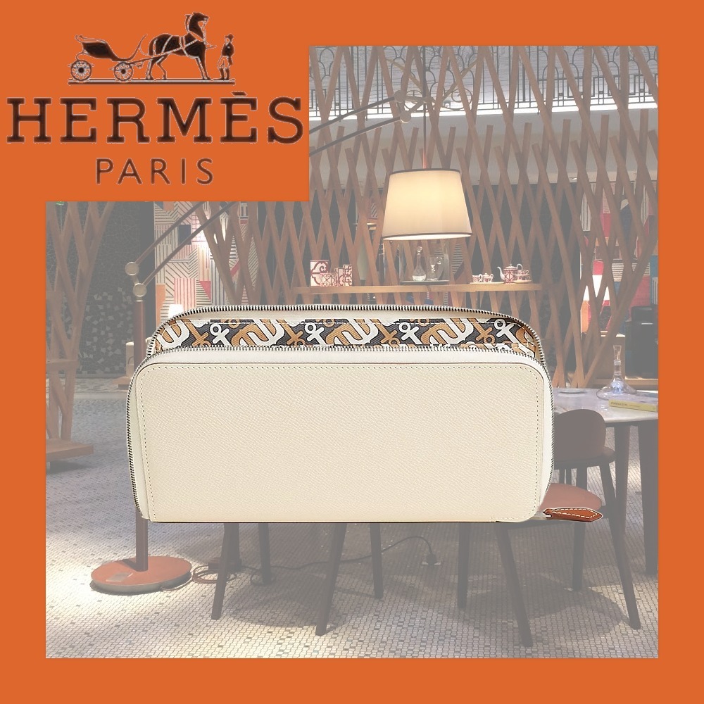 ☆人気商品☆ HERMES Silk'In クラシックウォレット
