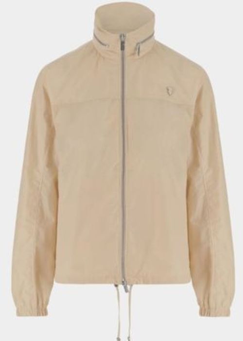 BURBERRY ロゴ入りコットンブレンドジャケット