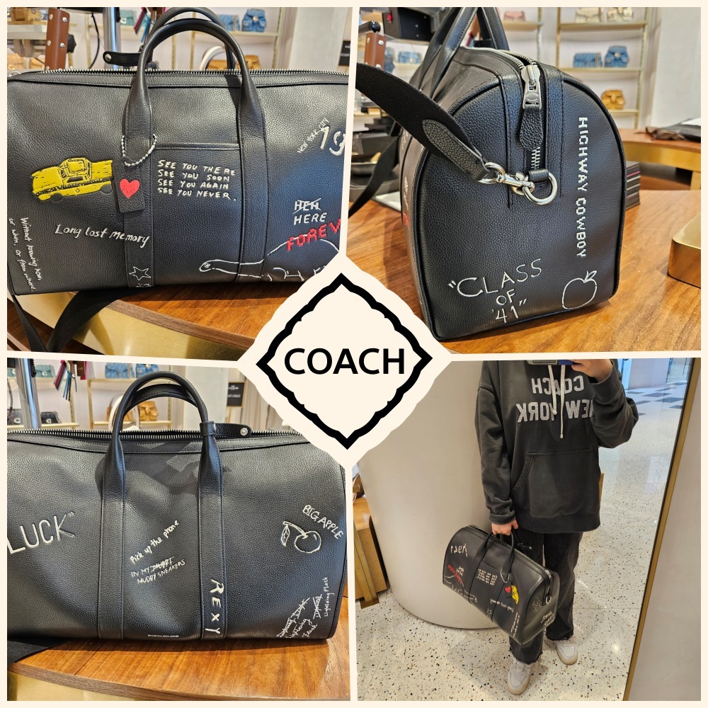 【COACH】 ゴッサム ダッフル 45 ウィズ スケッチプリント