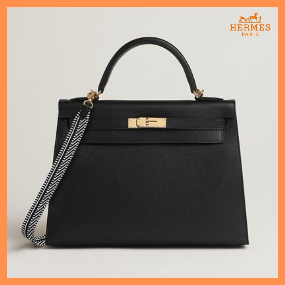 【HERMES】ケリー バンドリーエール レザー ショルダーバッグ