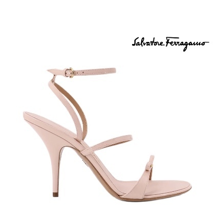 Ferragamo フェラガモ Ariel レザー サンダル ブラック 関税込