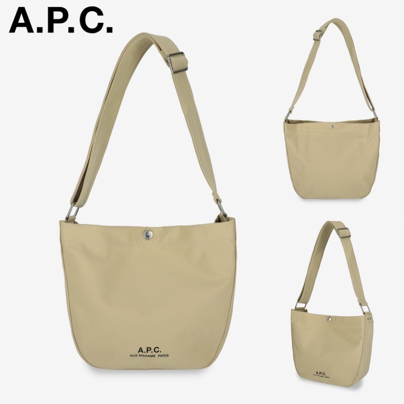 超特価★A.P.C.★25SS★Small Vesace Journal Cross Bag★ Beige