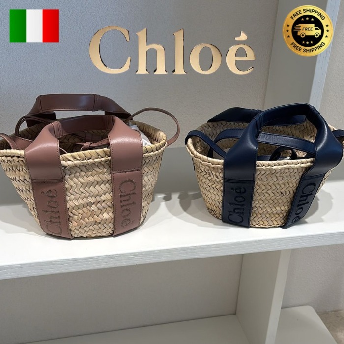 関税込 Chloe スモールバスケットバッグ 正規品