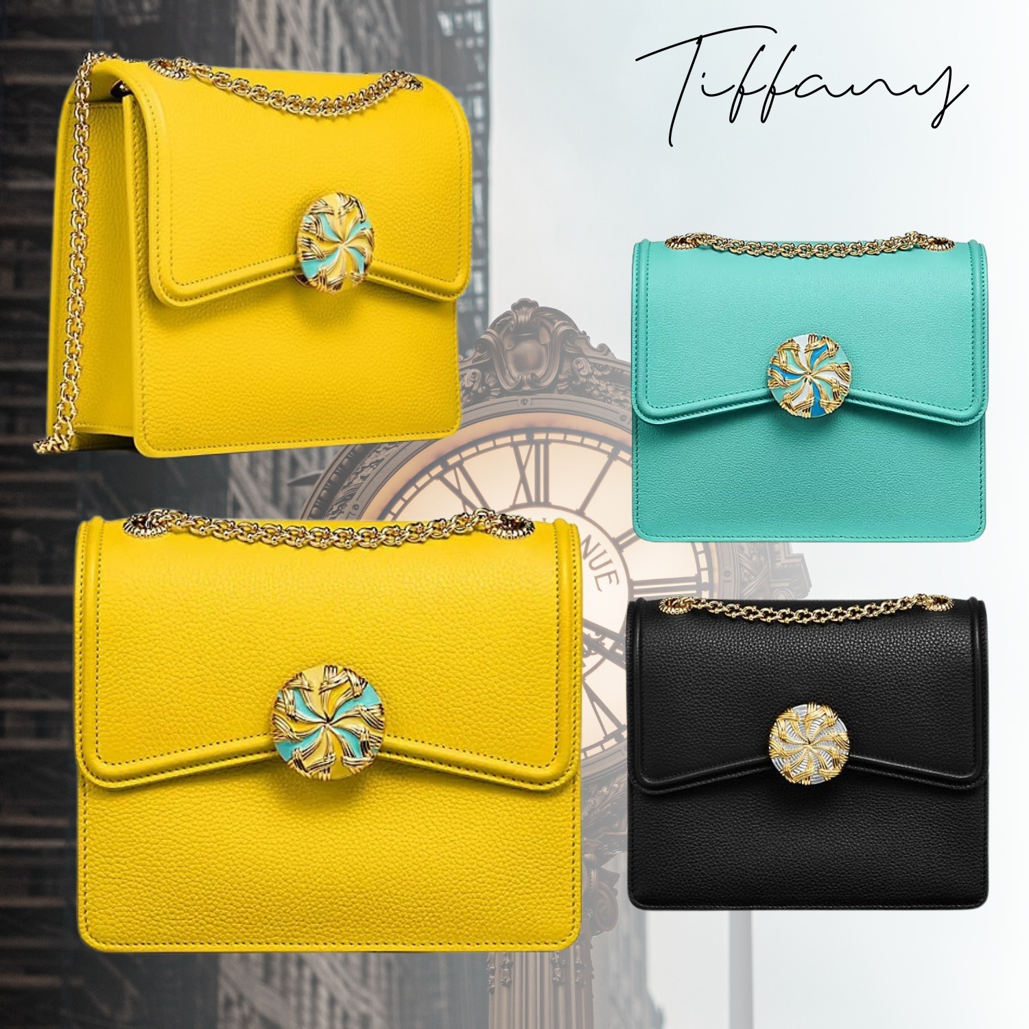TIFFANY ティファニー ミディアム リボン ショルダーバッグ