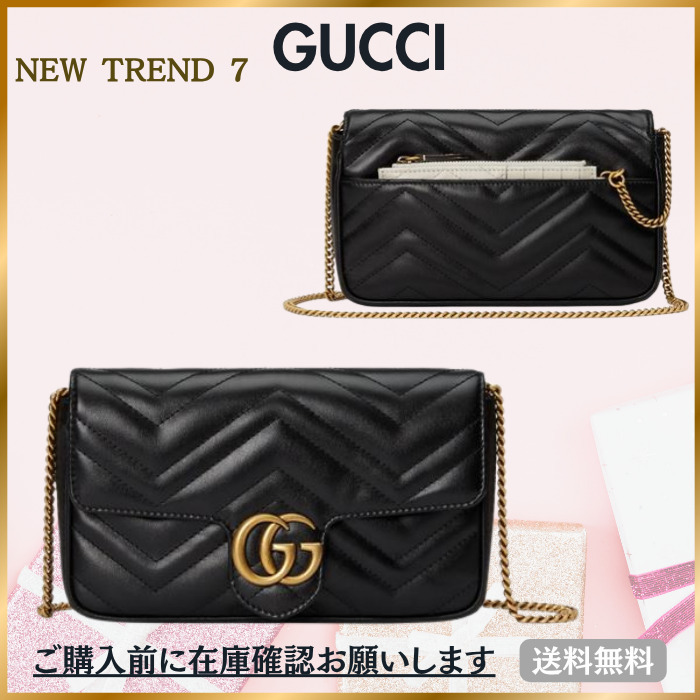 【VIP価格】GUCCI MINI GG MARMONT LEATHER BAG