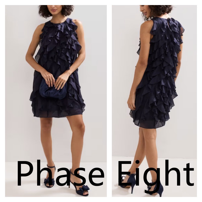 【関送込】Phase eight ラタラ ラッフル ドレス