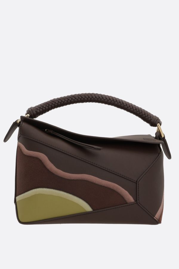 ハンドバッグ LOEWE PUZZLE EDGE LANDSCAPE SMALL HANDBAG IN NAPPA