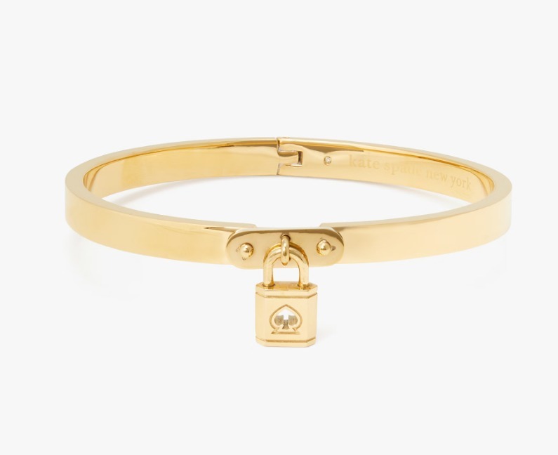 Kate Spade ロックとスペードのチャームバングル