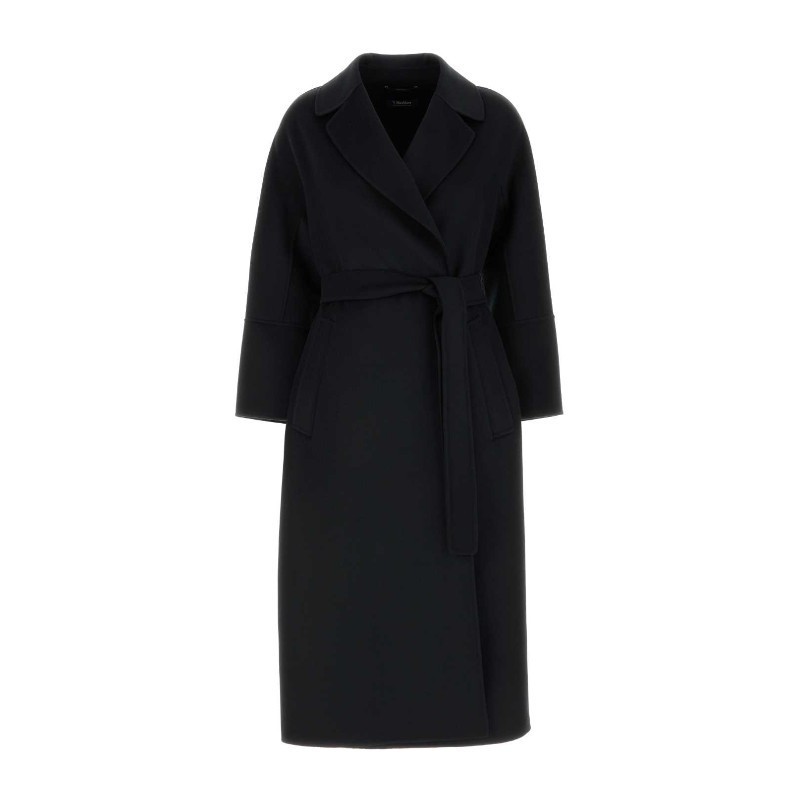 コート S Max Mara SS25 Black wool Elisa coat (2519011081600 013)