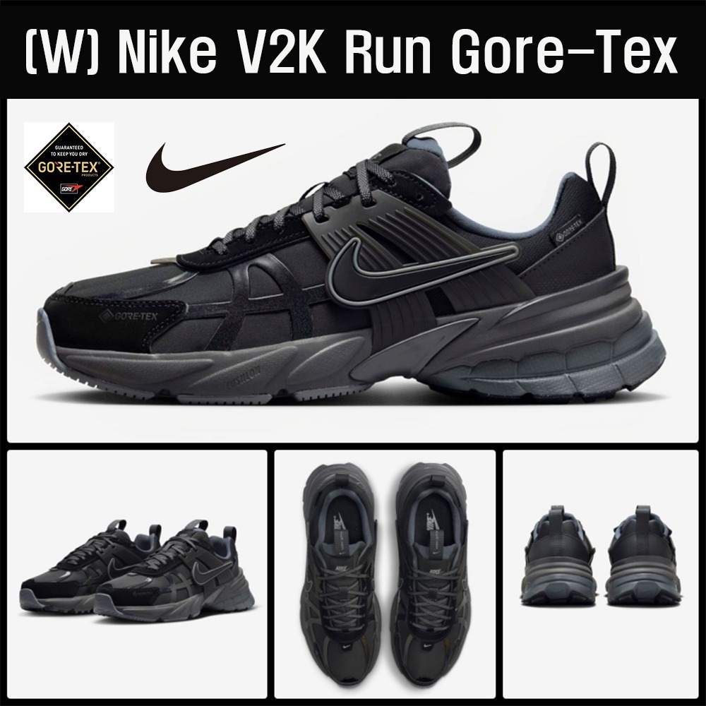【ナイキ】★(W) Nike V2K Run Gore-Tex Black Iron Grey★