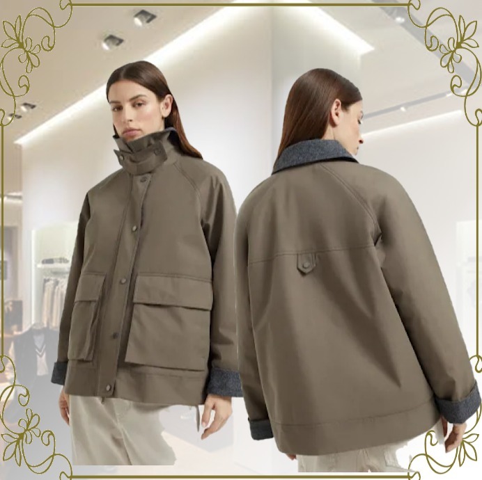【★エレガント★】Brunello Cucinelli ☆ キャンバス ブルゾン