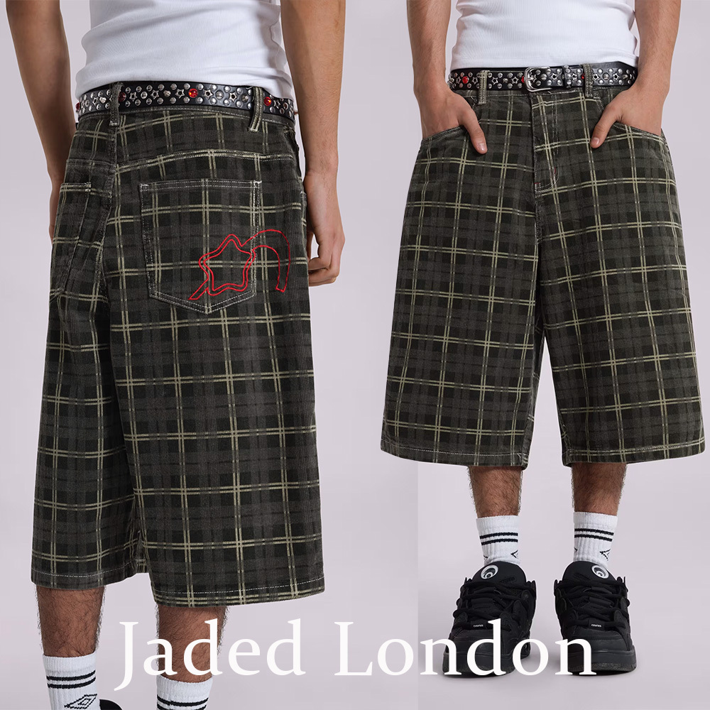 JADED LONDON/Brooklyn Cord Jumbo Jorts ショートパンツ