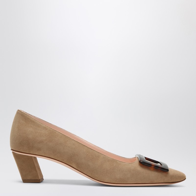 【関税&送料込】Roger Vivier Belle Vivier Tobacco Suede Deco
