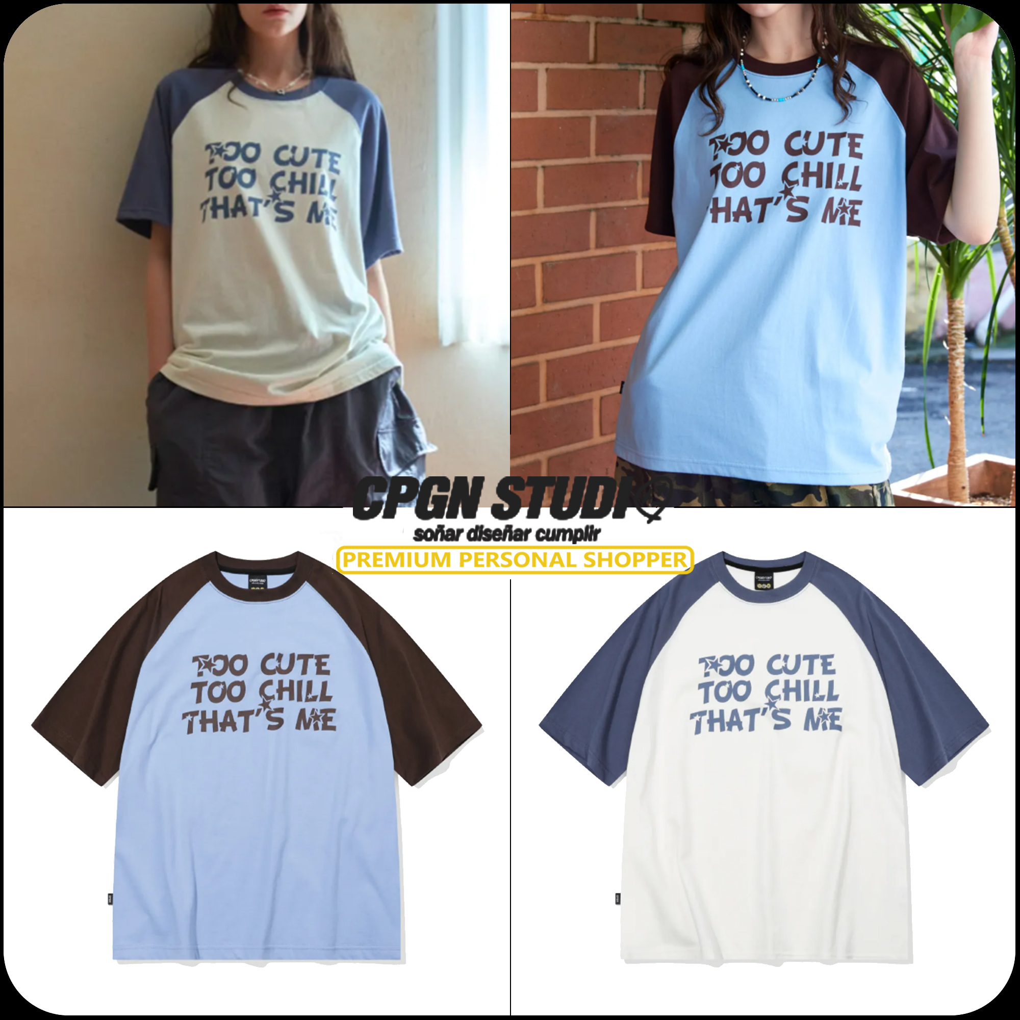 [CPGN STUDIO]★25SS★CUTE CHILL RAGLAN SHORT SLEEVE T-SHIRT