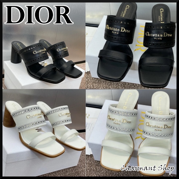 【DIOR】☆8cmヒールが目を惹く☆Dレーンヒールミュール