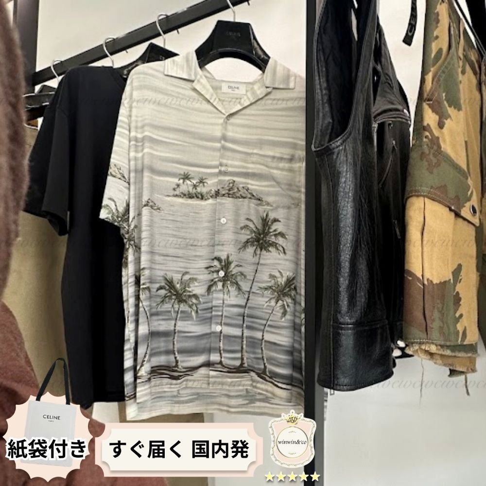 【完売必至】セリーヌ■アロハシャツ トロピカル