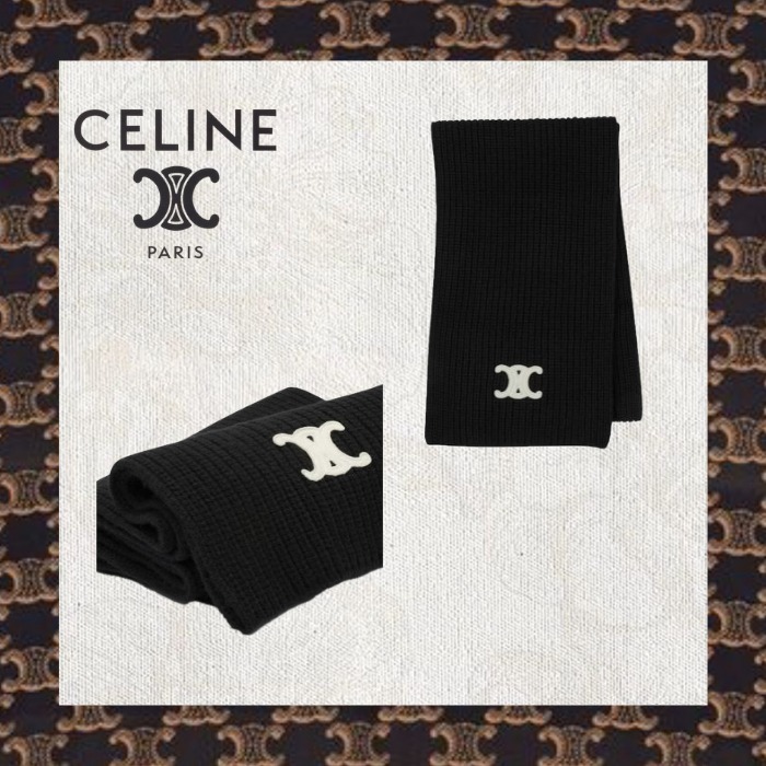 CELINE セリーヌ マフラー ストール トリオンフ 新作 カシミア