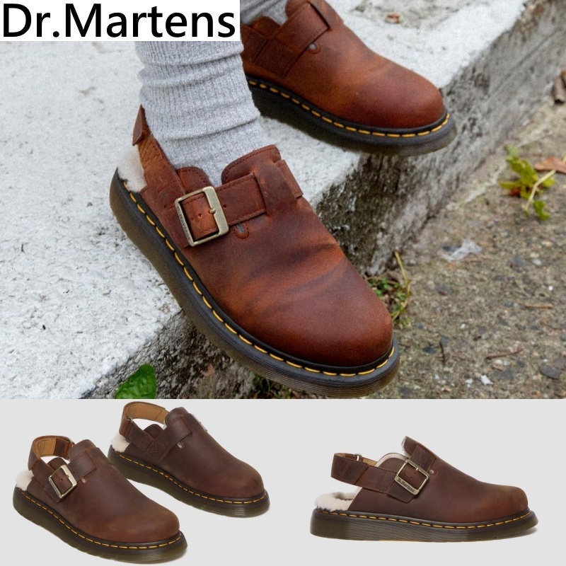【Dr.Martens】フェイクファー裏地付きスリングバックミュール
