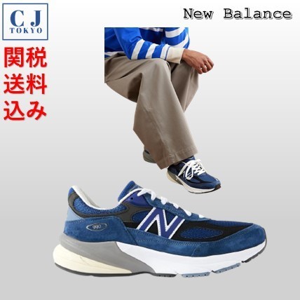 【New Balance】関税送料込 990v6 スエード＆メッシュスニーカー