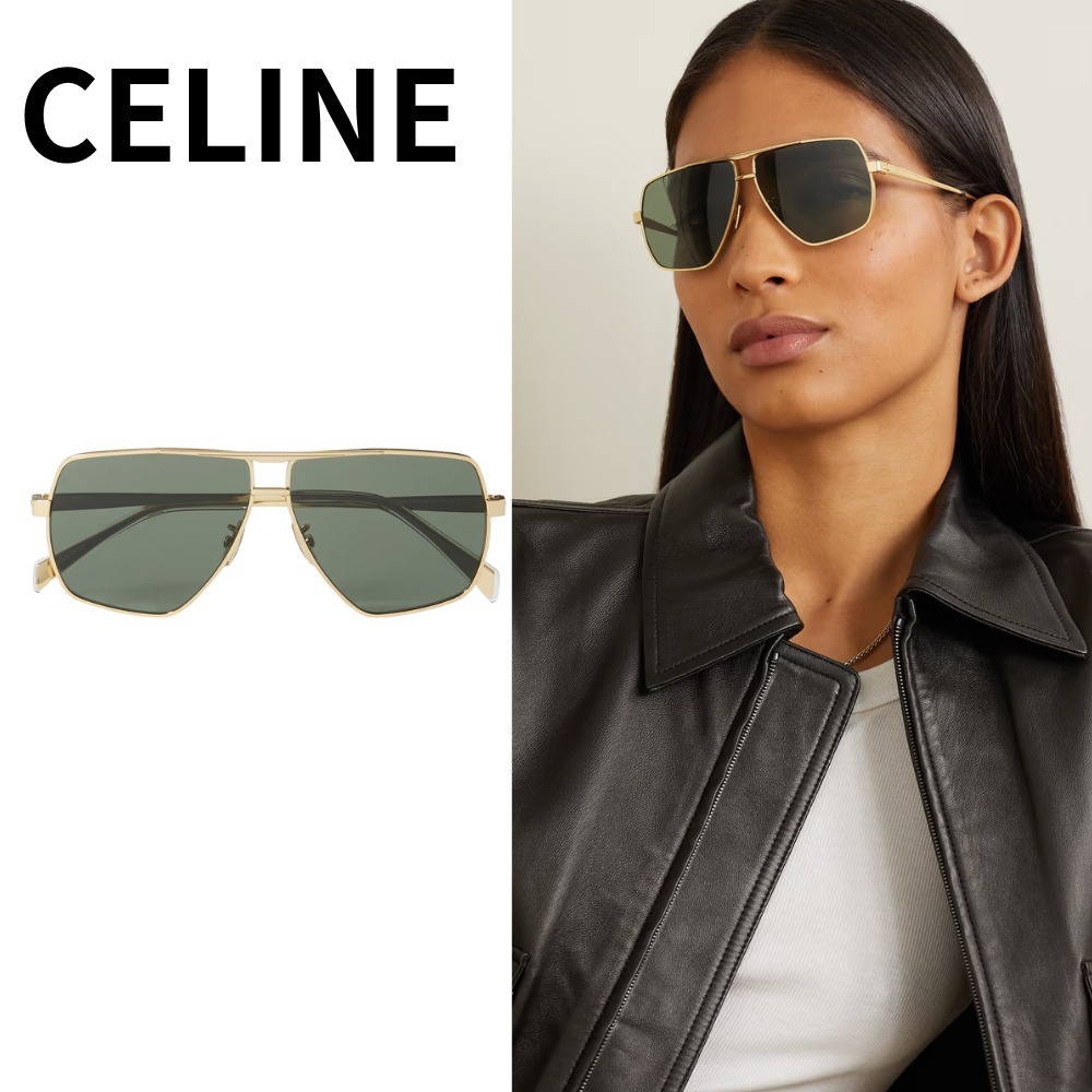 CELINE/セリーヌ/オーバーサイズアビエイタースタイルサングラス