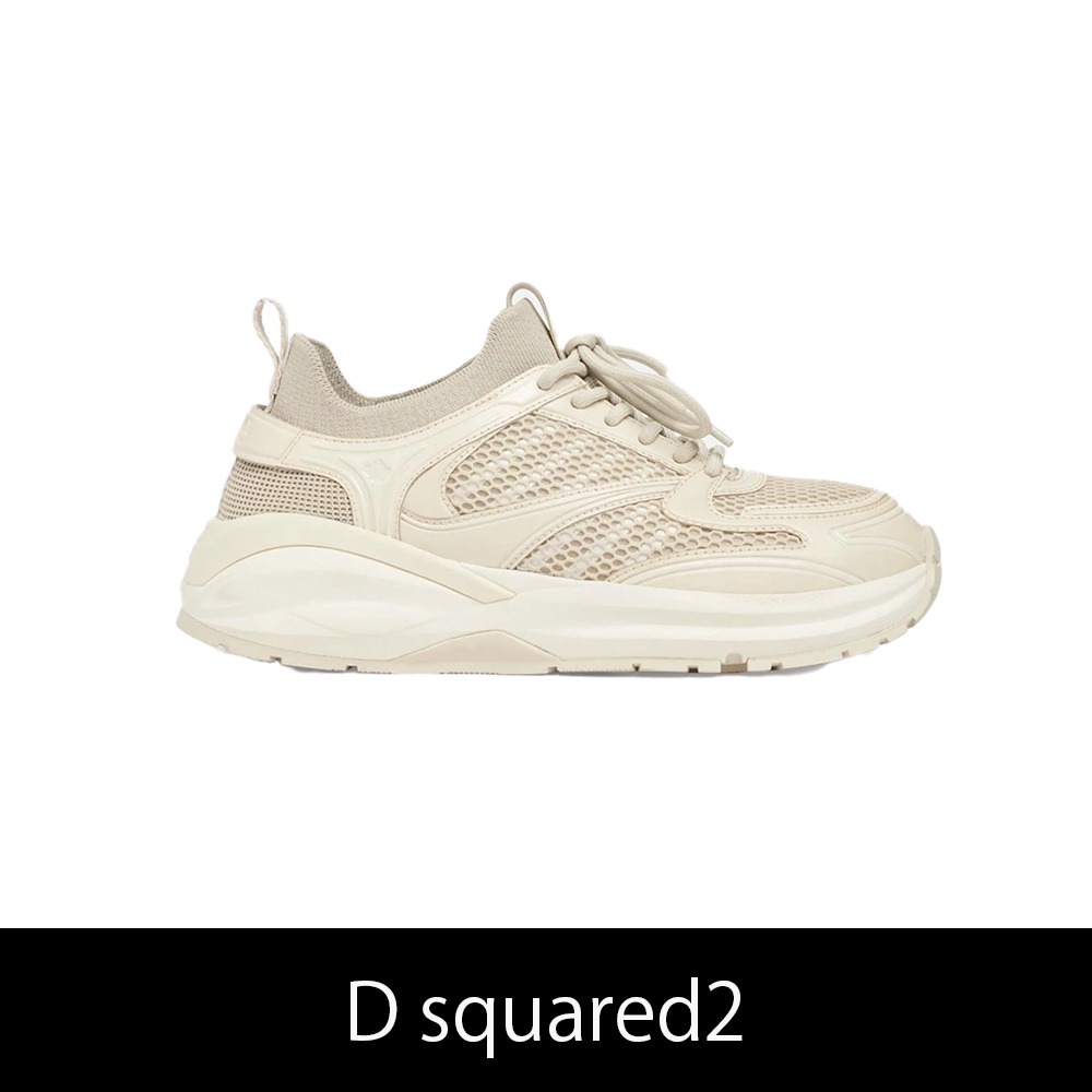 D squared2★ ダッシュスニーカー ベージュ ★送関込
