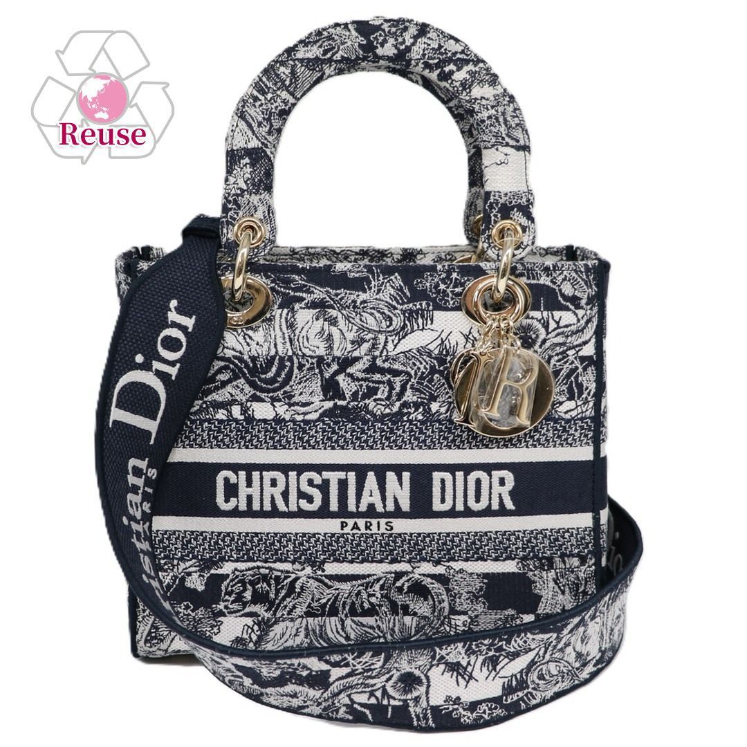 【リユース】C.DIOR トートバッグ LADY DIOR