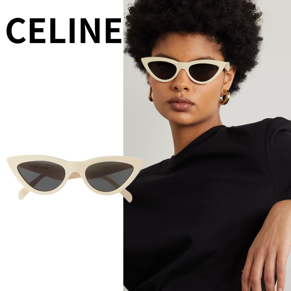 CELINE/セリーヌ/キャットアイ アセテート サングラス