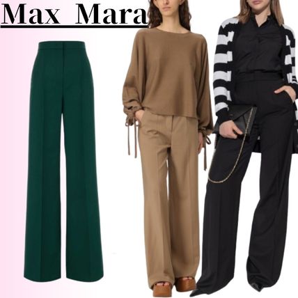 ワイドパンツ グリーン（緑）系 S Max Mara(マックスマーラ