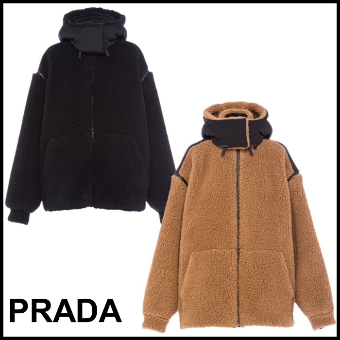 PRADA ダブルフリースxリサイクルテクニカル ジャケット