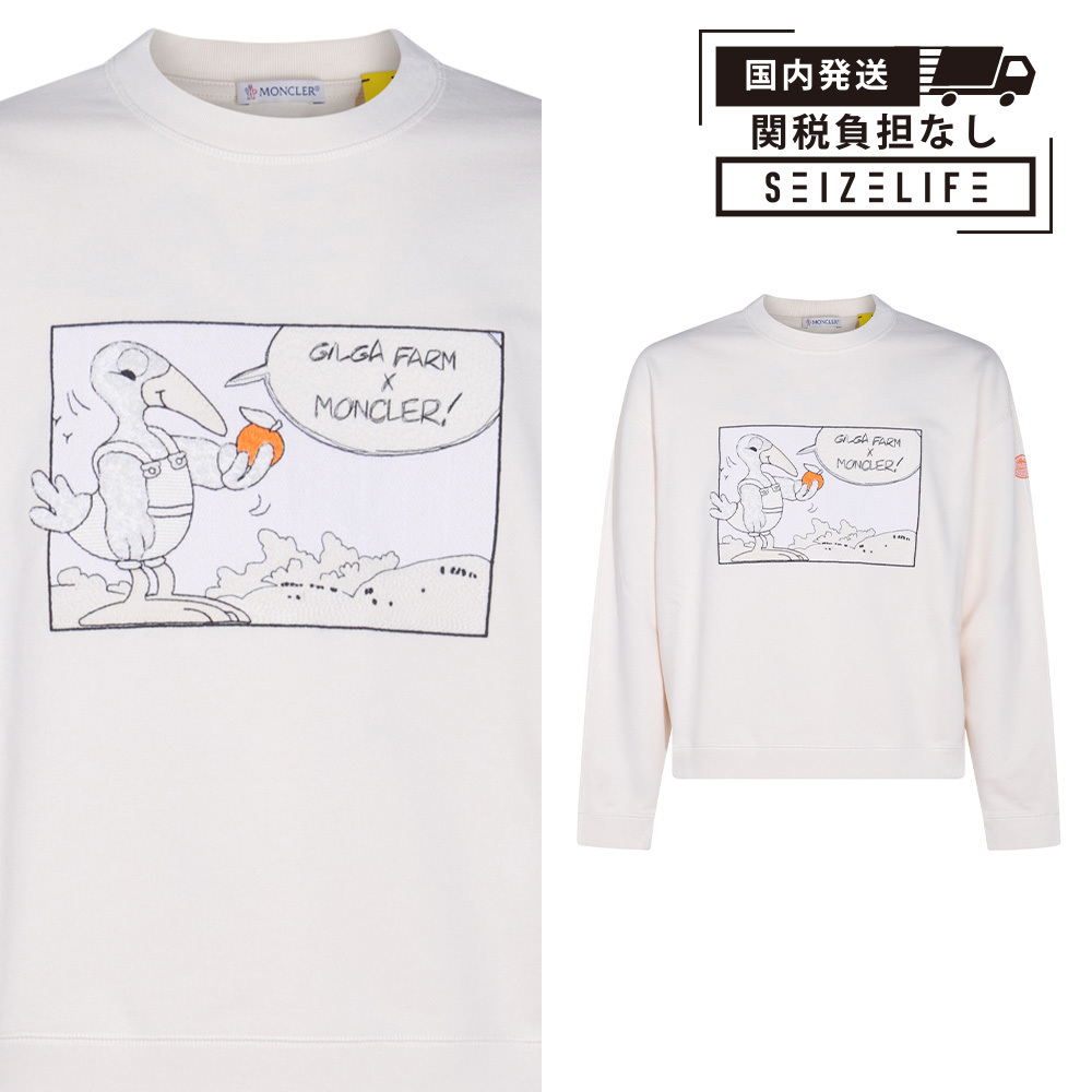MONCLER GENIUS x GILGA FARM コットン スウェットシャツ