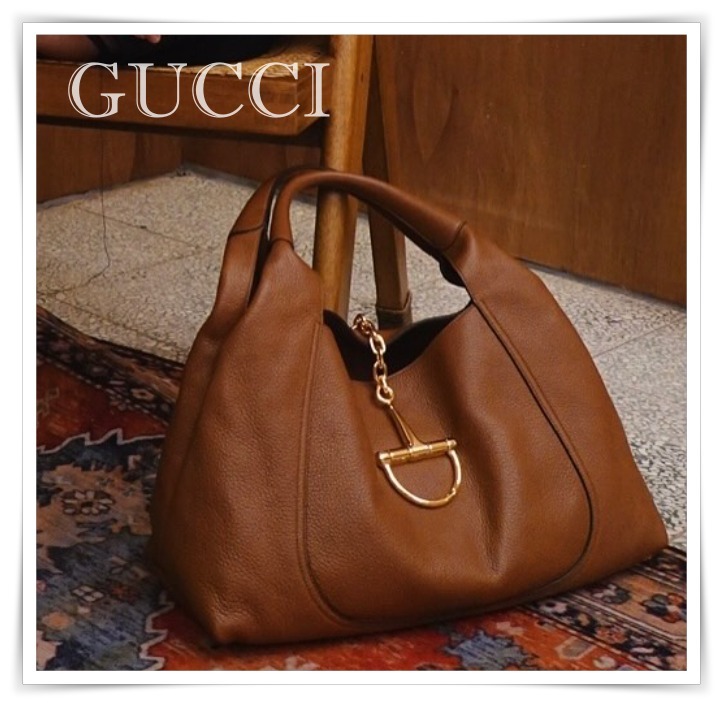 GUCCI ソフトビット マキシ ショルダーバッグ 【関税送料込】