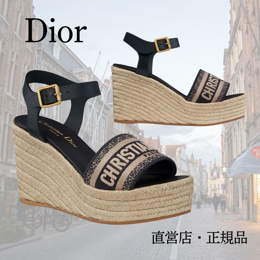 完売必至大人気《Dior》Dway ウェッジサンダル