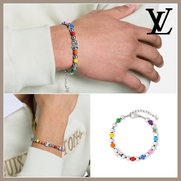 【LVロゴ】Louis Vuitton LV キャンディー ブレスレット