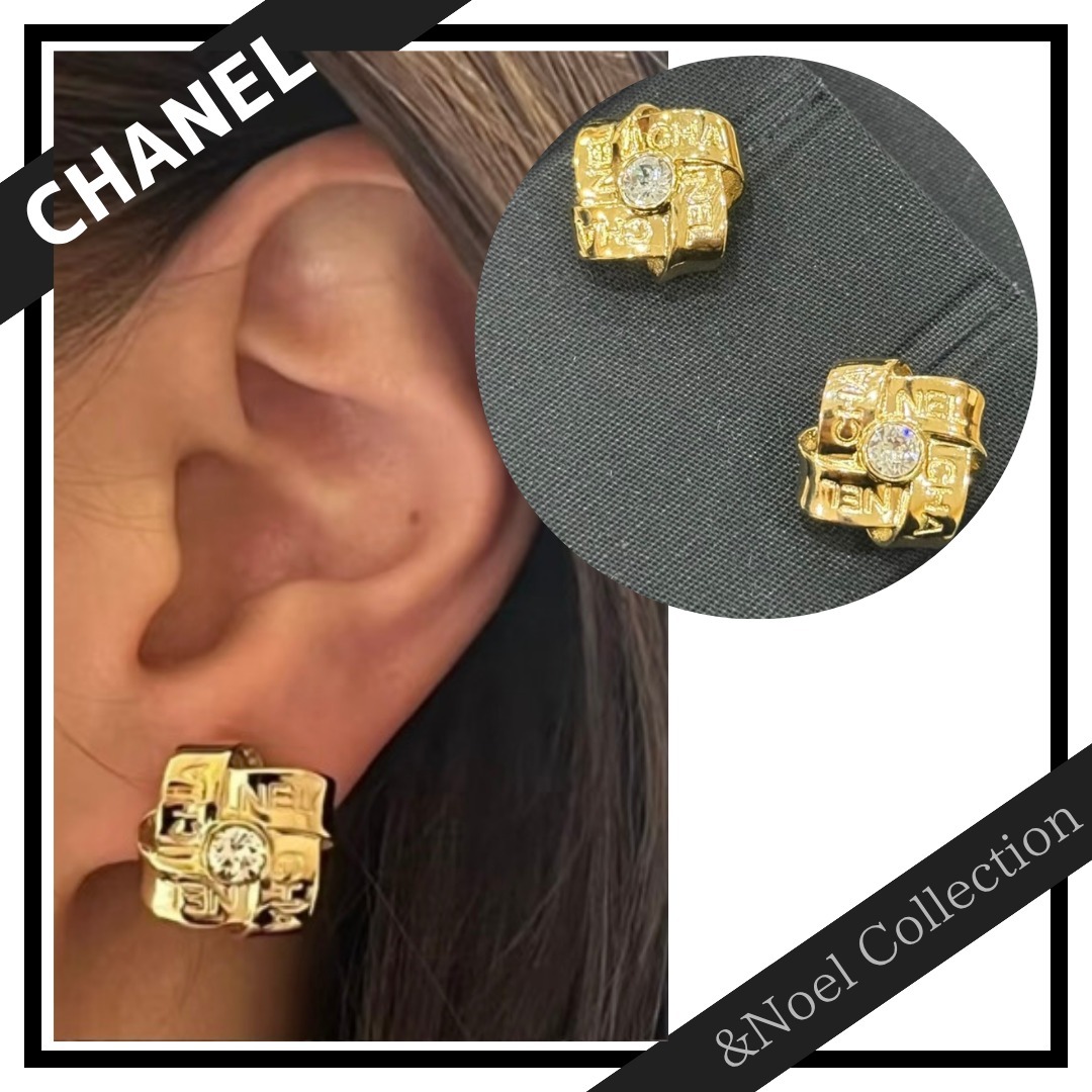 【美しいクロスデザイン♢】CHANEL*ピアス