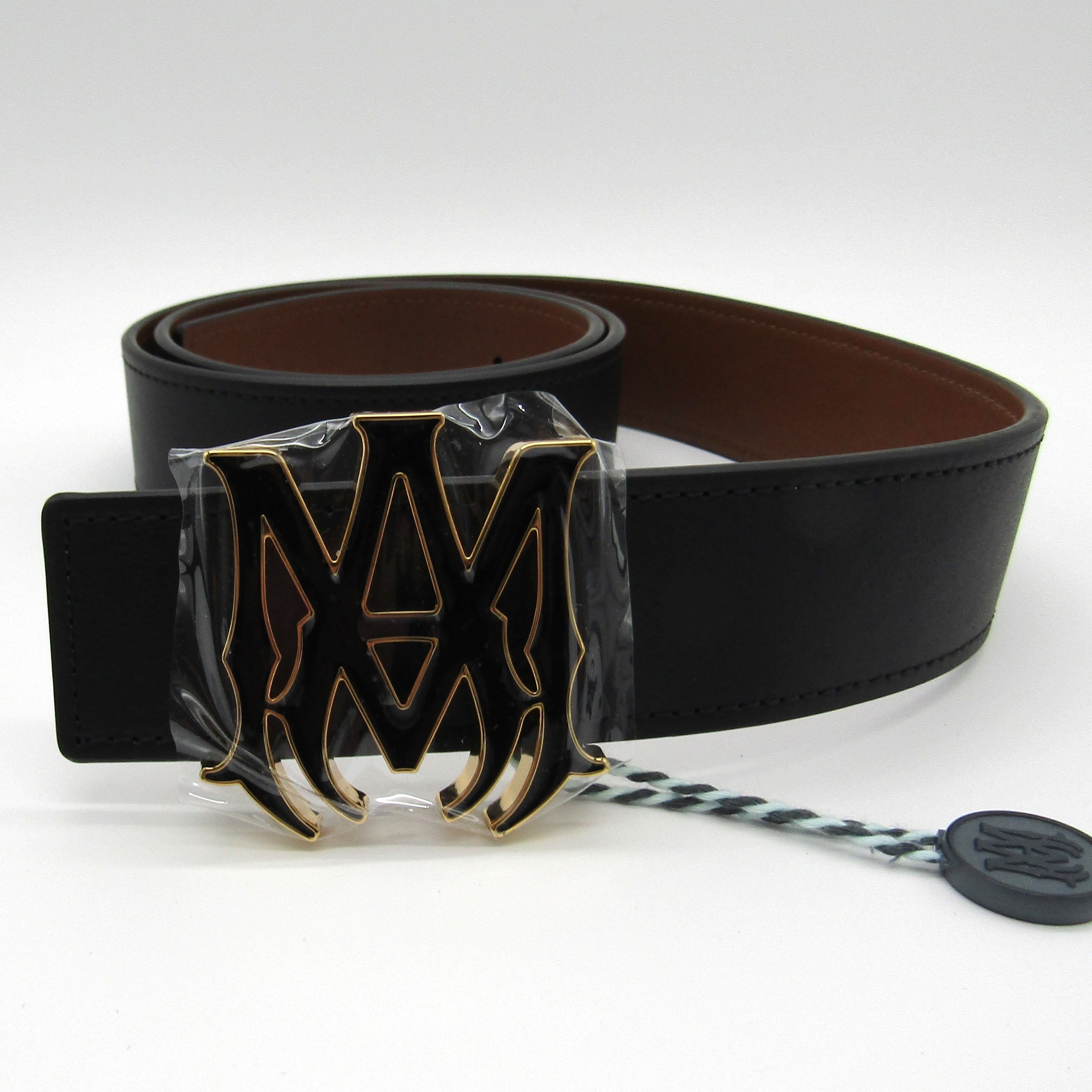 国内発送【AMIRI】MA 4CM エナメルベルト AMACBL1027