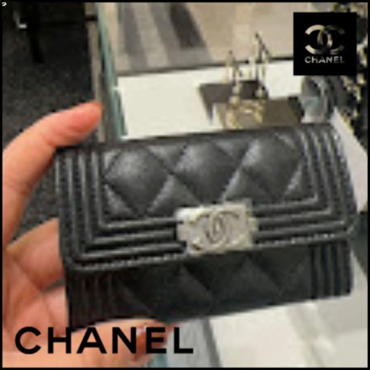 【スマートでカッコいい】CHANEL ボーイシャネル ウォレット