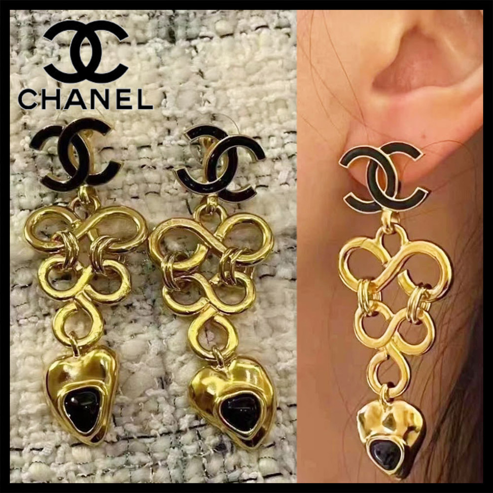【蓮モチーフ☆オリエンタルな雰囲気】 CHANEL ピアス
